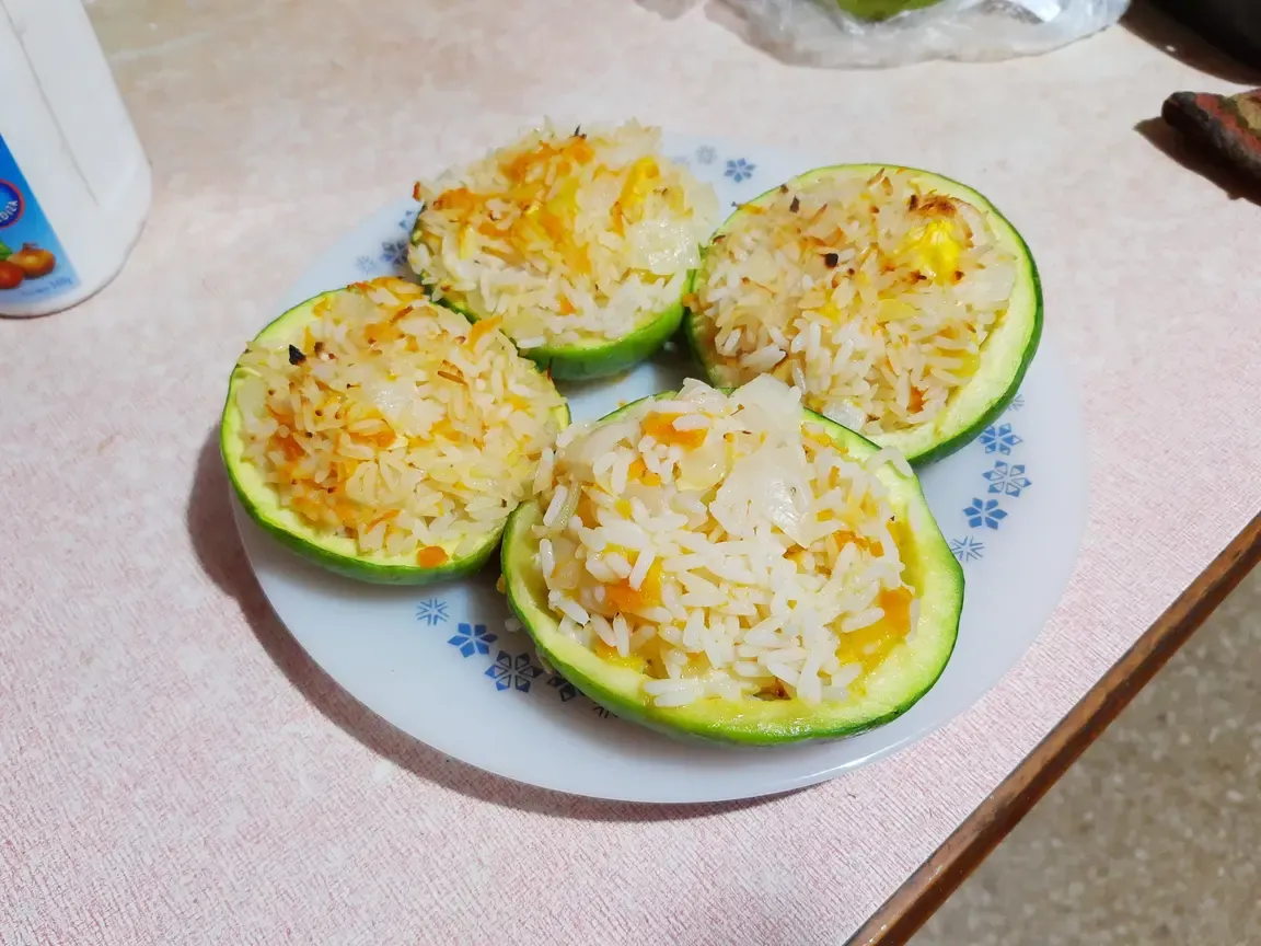 Stuffed Round Squash